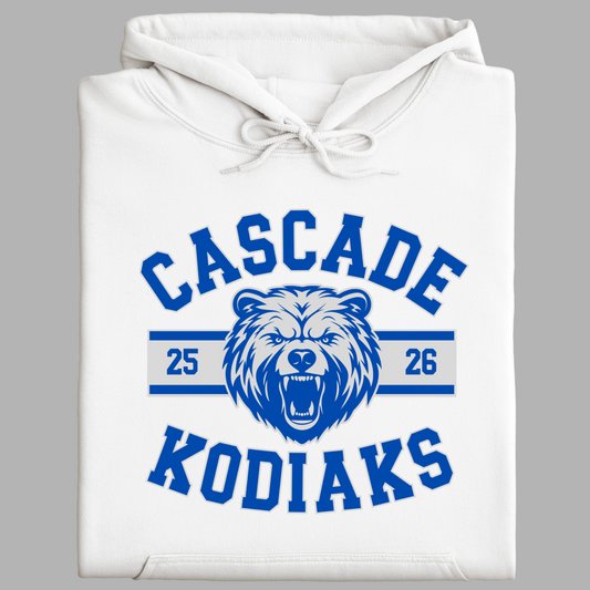 EXCLUSIVE CMS GEAR | Cascade Kodiaks 25-26 Hoodie | Youth and Adult Sizes