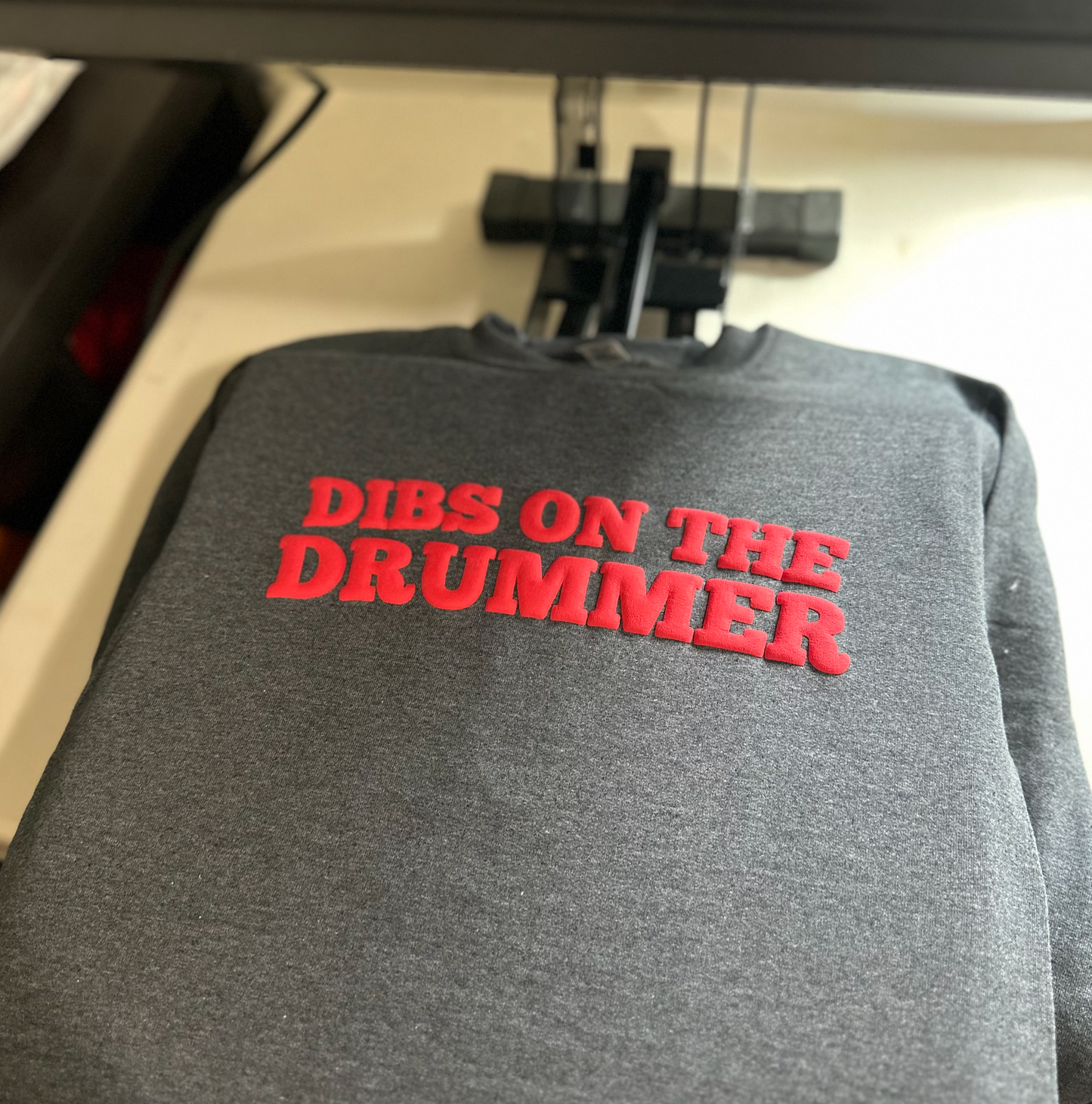 Customizable Puff Print Sweatshirt