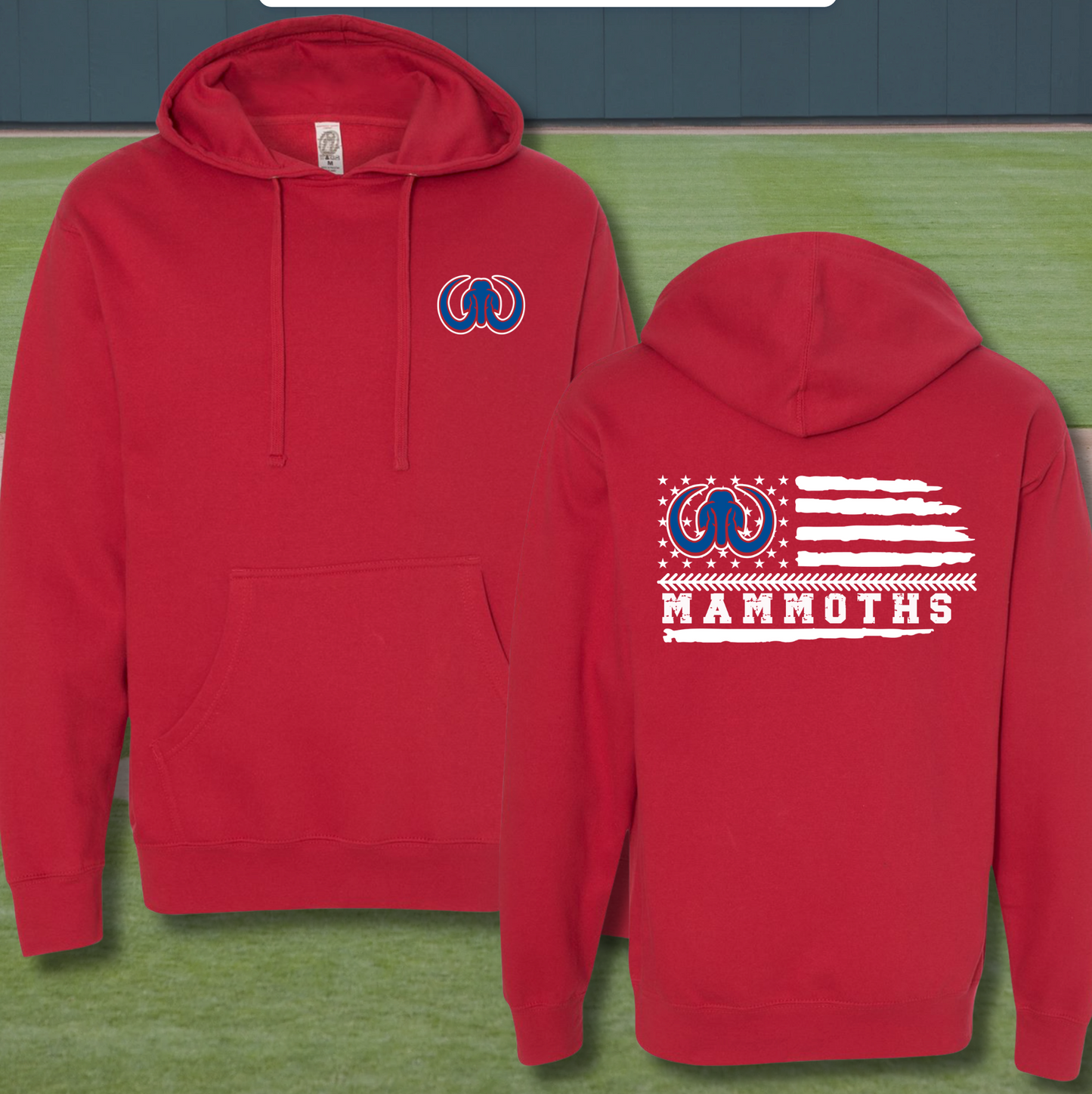 SW Mammoth Baseball Hoodie Sweatshirt