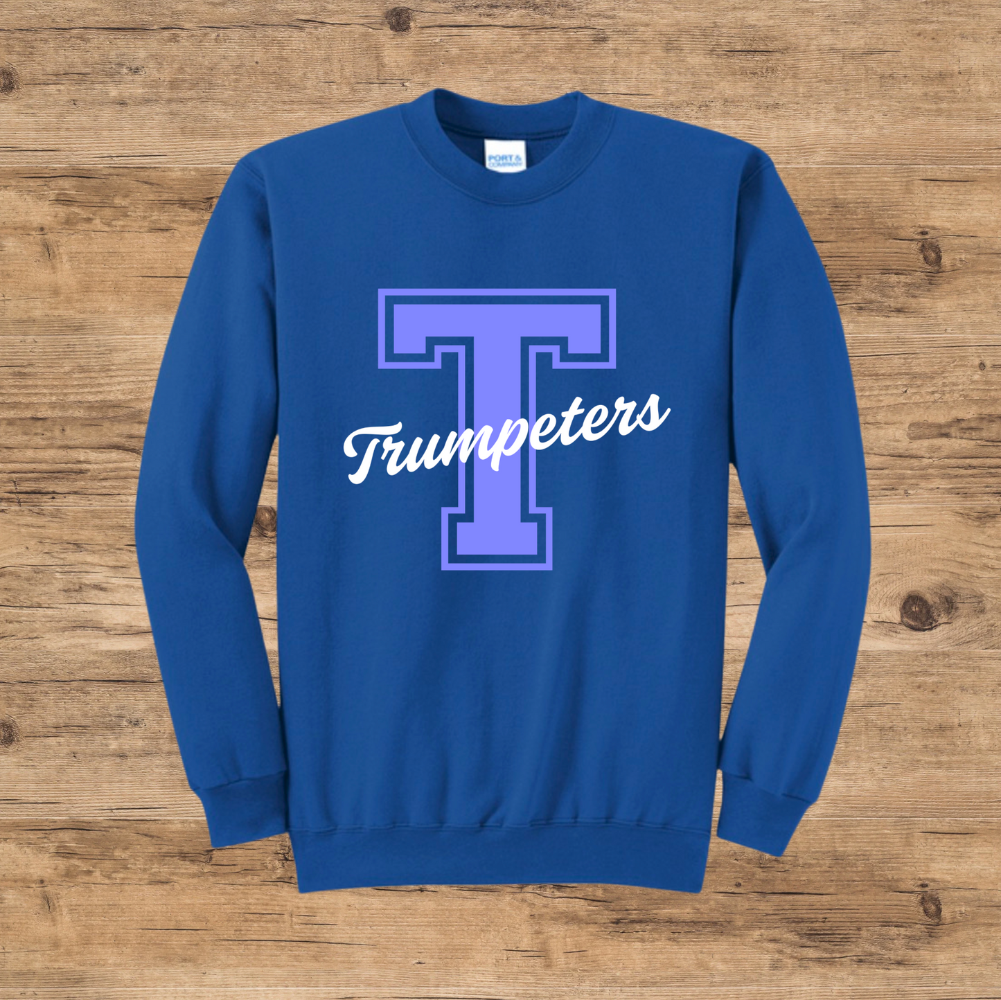 Varsity Letter Mascot Tee + Crewneck