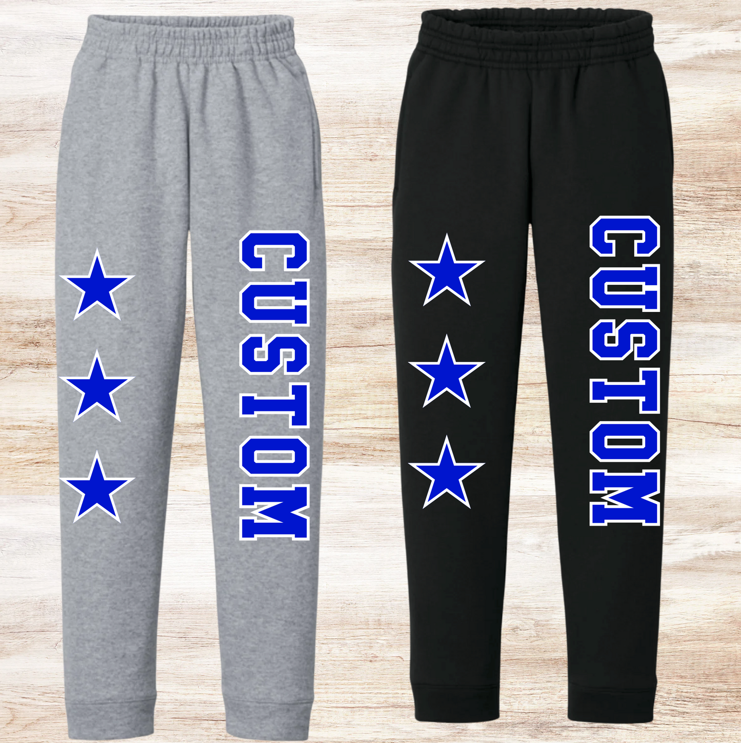Custom School/Team Spirit Sweatpants | Youth and Adult Sizes