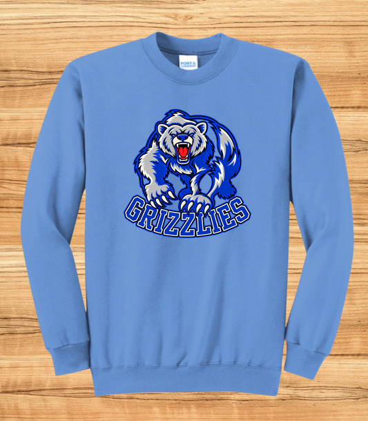 Grizzlies Spirit Crewneck | FREE Custom Name Option