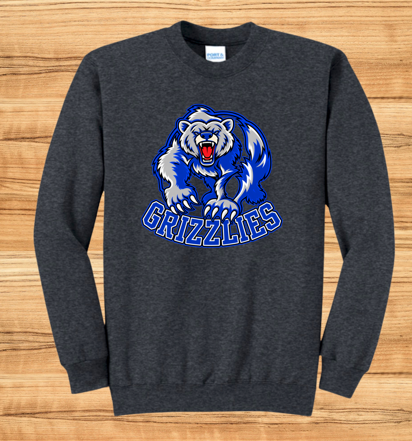 Grizzlies Spirit Crewneck | FREE Custom Name Option
