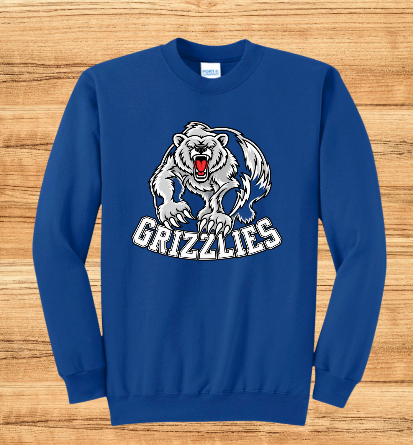 Grizzlies Spirit Crewneck | FREE Custom Name Option